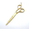 Tijeras de peluquería, Tijeras para cortar el pelo, Juego de tijeras de alta gama con forma de mano de 6 pulgadas, Tijeras profesionales de adelgazamiento de cinco capas, Tijeras para flequillo