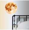 Fan Xi Luna Luminosa Tricolor Habitación Infantil Jardín de Infantes Dormitorio Sala de Estar Decoración de Fondo Pegatinas de Pared Removibles