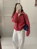 Suéter de punto grueso cálido de diseño nuevo para otoño e invierno estilo coreano con cuello alto y media cremallera, suéter de punto de moda para mujer