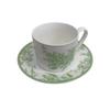 Taza de Café y Platillo de Cerámica Estilo Europeo Ins Vintage Lirio del Valle Juego para Té de la Tarde Té con Leche Oficina Té Aromático