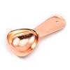 Atacado de Fábrica colher de café ouro rosa aço inoxidável 304 colher com escala colher medidora colher de leite em pó em estoque