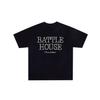 Camiseta de Manga Corta con Letras de Cuentas Retro Americano a la Moda para Hombre y Mujer para Verano Pareja Tendencia Nacional High Street Top Suelto