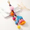 Colgante Llavero de Bola de Felpa con Borla, Decoración para Bolso, Cartera, Venta al por Mayor desde Fabricante, Versátil
