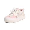 Sapatos de Menina 2025 Novos Sapatos Esportivos para Crianças Tênis de Cano Baixo com Biqueira Larga Estudante Menininhas Sapatos Casuais Sapatos Pão