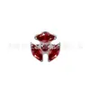 Joias de Liga de Titânio Jiangtai F136 com Três Pedras Zircônias Navete, Joias para Body Piercing de Liga de Titânio G23 Brincos de Orelha
