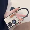 Adequado para Huawei pocket2 Mickey Ring Capa de Celular Dobrável Criativa de Couro para Huawei P50 Pocket