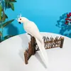 Papagaio Simulador, Papagaio, Pássaro Simulador, Decoração Pastoral, Artesanato de Papagaio com Penas, Decoração de Jardinagem, Atacado de Pássaros