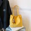 Bolsa de axila ins Dongdaemun coreana camurça pelúcia moda simples bolsas versátil moderna bolsa travesseiro bolsa de ombro único transversal