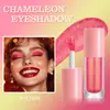 Set de Sombras de Ojos Líquidas Brillantes Camaleón Multicolor Transfronterizo Glitter Arcoíris Metal Fantasía Sirena Maquillaje Facial para Ojos