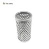 Tubo de malha perfurada 304 furo redondo tubo de malha perfurada furo redondo filtro fornecimento spot