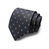 Corbata de Negocios para Hombre Fabricante de Punto 7.5cm Anudada a Mano Profesional Formal Entrevista Corbata a Rayas Poliéster Jacquard para Hombre