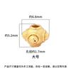 S925 Plata Chapado en Oro Cuentas Espaciadoras Ojo de Libélula Accesorios Cuentas Sueltas Pulsera Espaciadora de Juguete para Hombre y Mujer Accesorios DIY