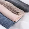 Lenço de Algodão e Linho com Renda e Patchwork para Mulheres Estilo Coreano Echarpe Fino de Seda para Primavera e Outono Lenço Lenço