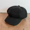 Sombrero Octagonal de Alta Gama para Niñas Otoño e Invierno, Versátil Estilo Coreano, Afina el Rostro, Boina Artística Retro, Sombrero de Pintor Estilo Japonés