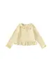 Ropa para Niños Bangxuan Conjunto de Color Sólido para Otoño para Niñas, Tops para Bebés, Ropa para Niños con Cuello de Muñeca y Encaje, Camiseta de Manga Larga para Bebés Estilo Otoño