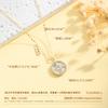 Collar de Plata Esterlina s925 con Fritilaria Blanca de la Suerte para Mujer Nuevo Nicho 2025 Cadena Clavicular Colgante Regalo de San Valentín Cumpleaños