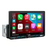 Player Mp5 Universal 7 polegadas, Soquete Único, Carplay Sem Fio, Bluetooth 5.2, Câmera de Ré, Carregamento Rápido Tipo-C