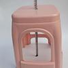 Taburete de Plástico para Sala de Estar, Baño, Puesto de Comida, Taburete Alto, Banco Engrosado, Taburete para Exteriores, Duradero, Ligero, Asiento Impermeable