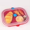 Plato de Desayuno Compartimentado de Silicona sin Olor del Fabricante para Adultos y Bebés, Plato de Desayuno Doméstico Cuantitativo Anticaídas para Reducir Grasa para Niños