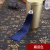 Borla de boca de pez de 17 cm de largo, joyería para colgar en el coche, borla vertical para colgar en la oreja, marcapáginas con nudo chino, accesorio decorativo para abanico