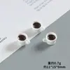 Miniatura 3D Taza de Café Casa de Muñecas Juguete Adorno Llavero DIY Accesorios de Resina Materiales Hechos a Mano Mini