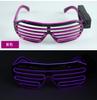 Gafas persianas gafas luminosas inalámbricas moda popular baile Festival fiesta disco accesorios nueva venta caliente