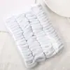 80 sacos de comércio exterior anel de cabelo infantil de seda brilhante não machuca o cabelo anel de cabelo de bebê clássico joia cor branca atacado