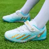 Sapatos de Futebol Infantil de Velcro Novos de Primavera e Verão para Crianças de Meia-Idade e Mais Velhas, Meninos e Meninas, Tênis de Treino para Competição Estudantil