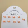Novos Acessórios para Nail Art de Resina Gravata Borboleta Acessórios de Unha DIY Brincos Capa de Celular Acessórios de Unha Vestíveis