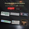 Placas de Metal de Aço Inoxidável com Impressão Serigráfica, Placas de Identificação de Metal de Alta Qualidade, Placas de Identificação de Equipamentos de Máquinas Resistentes à Corrosão, Podem Ser Impressas com Logotipos