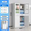 Archivero de Oficina de Acero Desmontable, Gabinete Metálico, Gabinete de Almacenamiento, Archivero, Gabinete para Documentos, Gabinete para Recibos, Librero con Cerradura