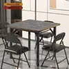 Mesa Cuadrada para Ajedrez y Cartas para Uso Doméstico, Mesa que se Voltea para Doble Uso, Mesa de Entretenimiento para Después de las Comidas, Mesa de Juego Accionada Manualmente, Mesa para Romper Huevos