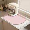 Estilo Simples Bancada de Cozinha Balcão Máquina de Café Tapete Anti-Manchas Mesa de Chá Vinho Tapete Absorvente Tapete de Isolamento Térmico para Fogão Suporte de Drenagem