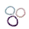 Pulsera Popular de Cristal Imitación Uruguayo de Xiaohongshu, Lujo Accesible y Pulsera de Amatista Gris Litio de Gama Alta, Regalo para Mejores Amigas