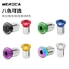 Tapones de Manillar de Bicicleta Meroca para Bicicletas de Montaña y Plegables, Tapones de Aleación de Aluminio para Bicicletas de Carretera, Tapones de Manillar