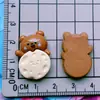 Novo Gato Queijo Cachorrinho Urso Porco Presilha de Cabelo Cola de Creme Adesivos de Geladeira DIY Acessórios de Resina Artesanais