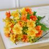 Flor Artificial Margarita Orquídea Saltarina Flor Artificial Falsa 28 Decoración de Jardín Hogareño Flor de Seda Ingeniería Exterior Crisantemo