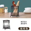 Portapalillos de cocina de pared, alto valor estético, jaula simple para palillos, caja de almacenamiento para utensilios y cucharas, ventilada