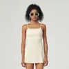Vestido Deportivo Anti-rozaduras con Almohadilla en el Pecho, Espalda Descubierta Hermosa con Tira para Actividades al Aire Libre, Golf, Yoga, Tenis para Mujer