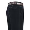 Nova Calça Masculina de Caxemira Outono Cintura Alta Cordão Elástico Veludo Cotelê Calças Casuais Roupa Externa Masculina Meia-idade Calças Retas