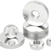 Tuerca de Acero Inoxidable 304 Girada a Mano con Cabeza Plana Ampliada, Superficie Moleteada, Tuerca Delgada Ajustable, Tapa de Tornillo M3M4M5M6M8M10