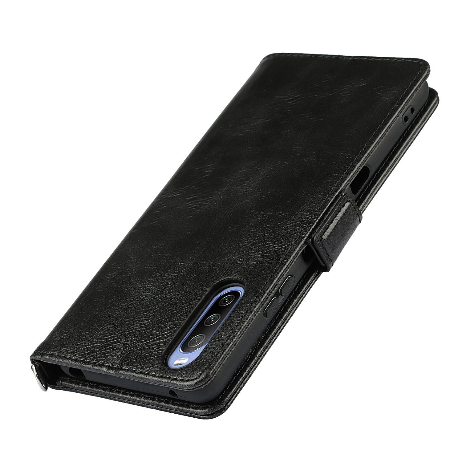 Xperia 10 III 中扣复古双折边翻盖皮套