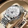 Nuevo reloj de cuarzo para hombre, falso, con tres esferas, resistente al agua, luminoso, calendario, suizo, reloj de negocios de moda para hombre.