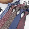 Novo Terno Formal de Negócios Casamento Gravata Jacquard 8cm Padrão Retro Gravata Casual Fabricante Estoque Pronto Atacado