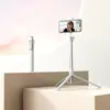 Bastão de Selfie Transfronteiriço R7L Estabilizador Portátil de 1,7m Anti-Tremor R7L Telescópico Controle Remoto Bluetooth Luz de Preenchimento Suporte para Celular