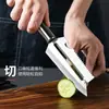 Cortador de verduras multifuncional de acero inoxidable de alta calidad, pelador cuatro en uno, pelador de frutas, raspador de escamas de pescado, accesorio de cocina