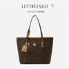 Bolsa tote de grande capacidade, bolsa feminina, nova coleção outono/inverno 2026, prática para o trabalho e para o dia a dia, bolsa de ombro estilosa com estampa