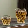 Estilo Japonés Taza de Feria de Tocón Set con Colador de Té Separador de Té de Vidrio Taza Pública Engrosada Mar de Té Accesorios para Juego de Té Kung Fu