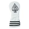 Funda para Palo de Golf As de Picas Impermeable Material PU Forro de Felpa Forma de L Semicircular Cuadrada Funda para Putter 135Ut Funda para Palo de Madera