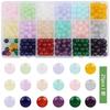 18/24 Compartimentos Vidrio Imitación Jade Cuentas Sueltas Bambú Cuentas con Agujero de Forma Especial DIY Joyería Hecha a Mano Pulsera Cuentas de Tubo de Bambú Venta al por Mayor
